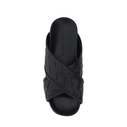 Bottega Veneta Intrecciato Leather Sandals