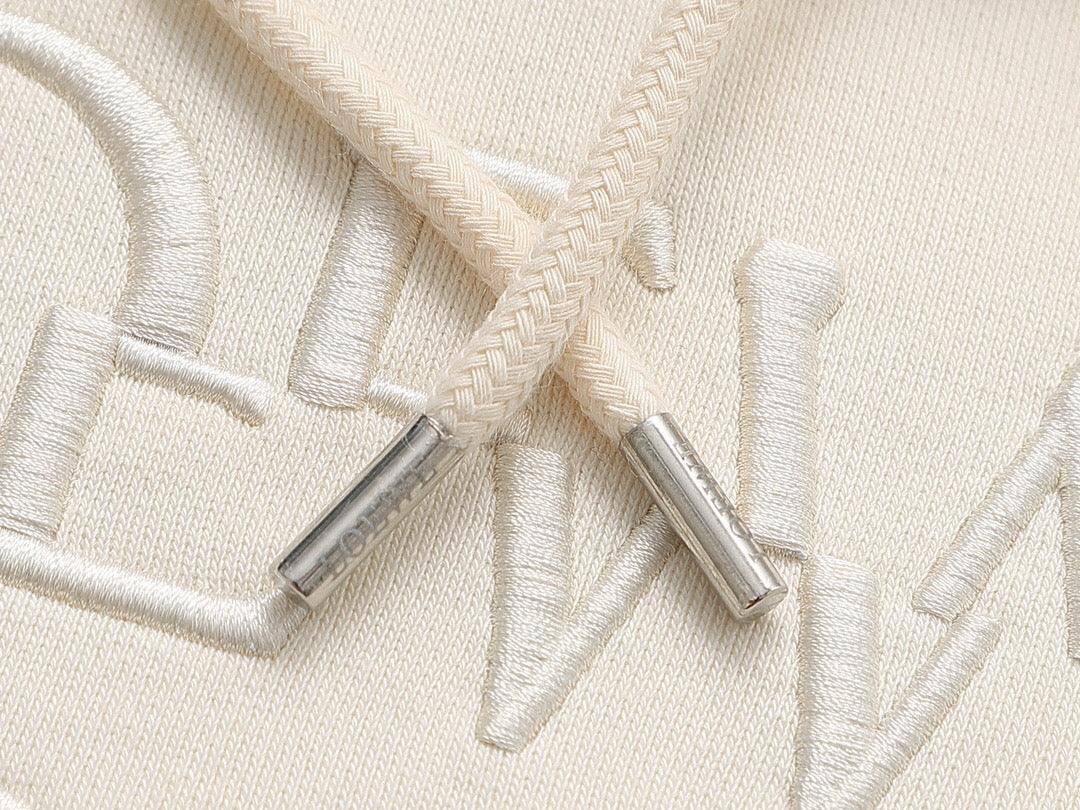 Loewe Relaxed fit hoodie in cotton Beige