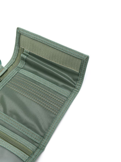 PORTER Mini Tri-Fold Wallet with Keyring Attachment