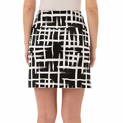 SCandCO Womens Comfortable Stretch Double Wraparound Skort