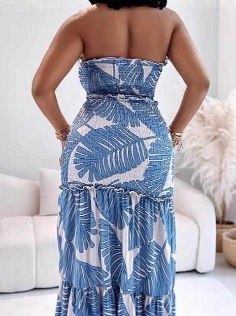 Fashionable Sexy Pleated Long Skirt