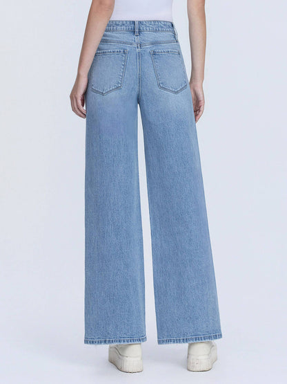 Rosalee High Rise Wide Leg Jeans