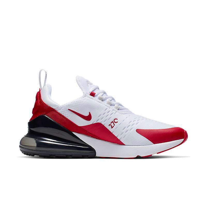 Nike Air Max 270 White Anthracite Red - Men&