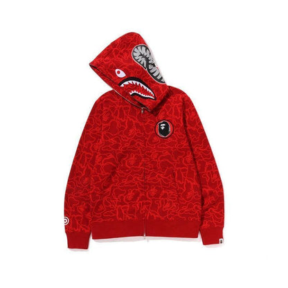 BAPE Line Camo Shark Full Zip Hoodie A Bathing Ape &
