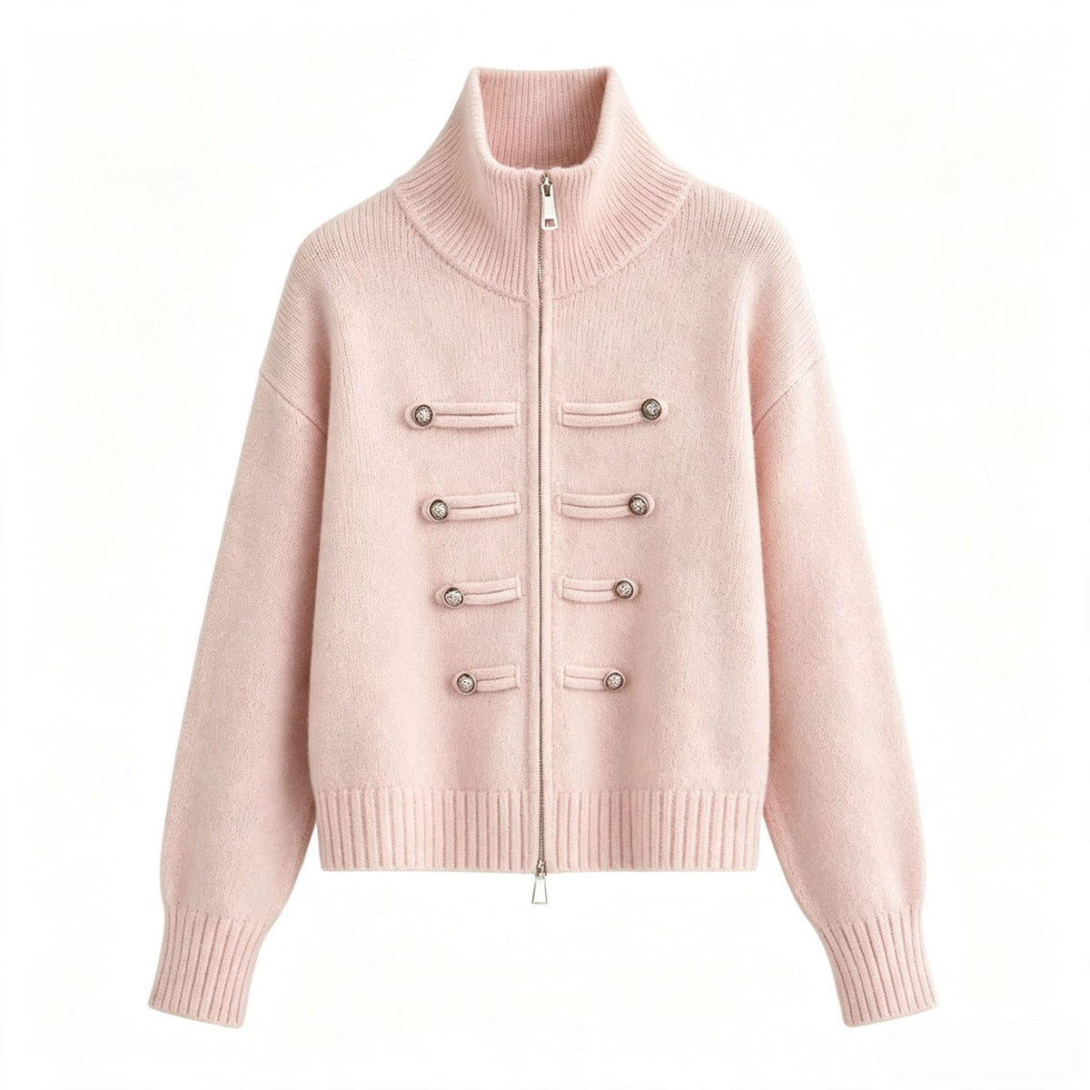 Womens Knitted Open Front Cardigan