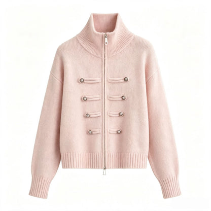 Womens Knitted Open Front Cardigan
