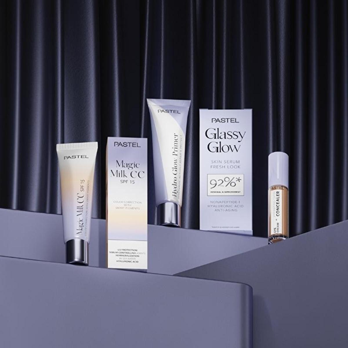 Pastel Makeup Eye Cream + Hydrating Satin Concealer: Brighten &amp; Conceal Dark Circles - 24H Hydration for Radiant Eyes