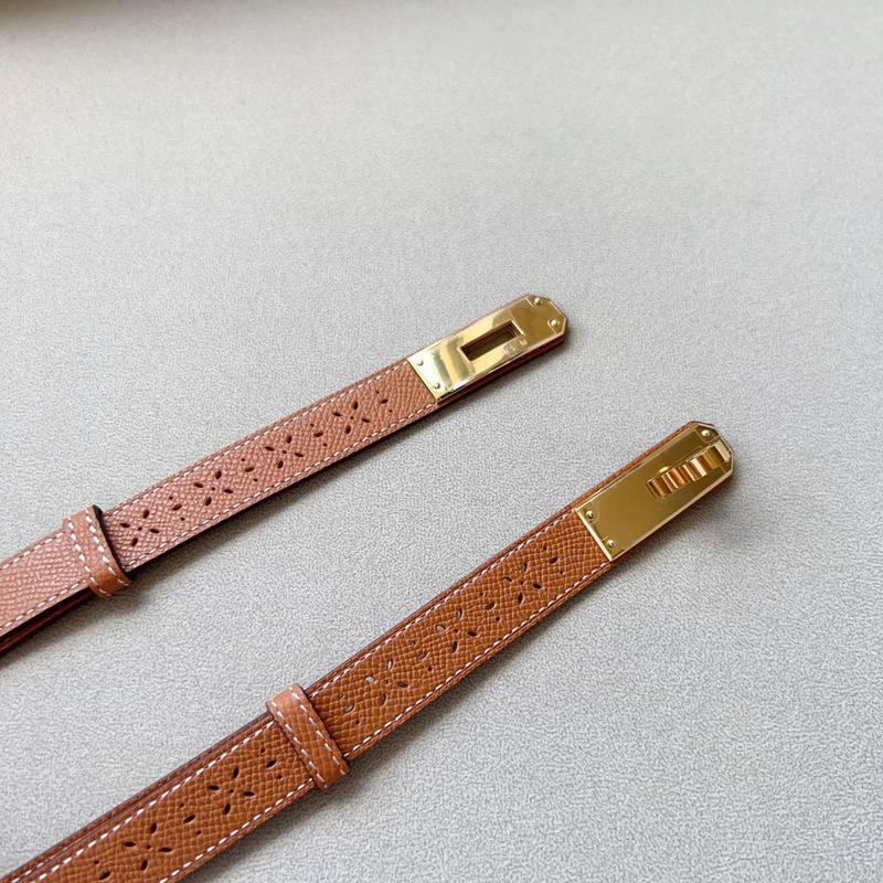 Hermes Men Gold Buckle Belt &