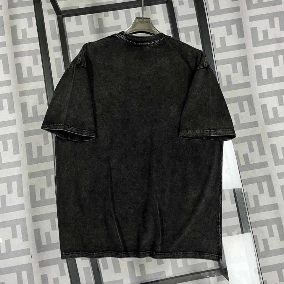 Gucci T-Shirt Smoke Black – Luxury Cotton Crew Neck Tee