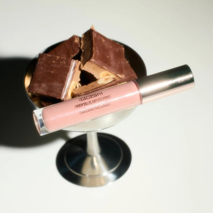 Gosh Peptide Lip Gloss in 008 Nougat for Plumper Lips 4ml