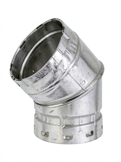 Amerivent 3in 45° Double-Wall Adjustable Gas Vent Elbow Pipe 3E45HD **NEW**
