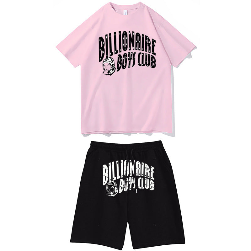 Fashionable street casual sporty short-sleeved suits
