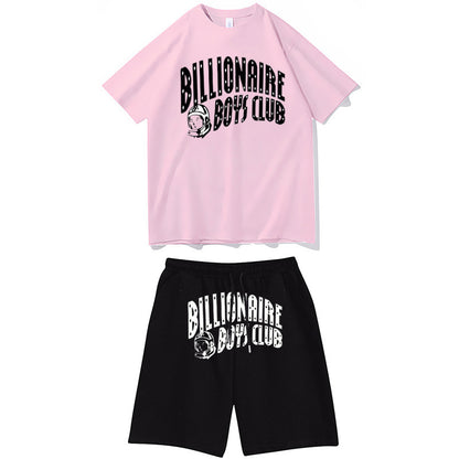 Fashionable street casual sporty short-sleeved suits
