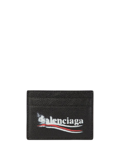 BALENCIAGA Mini Leather Credit Card Case