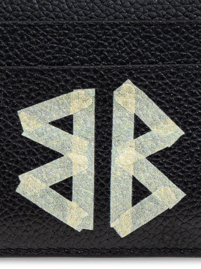 BALENCIAGA Cash Tape Type Mini Leather Card Case