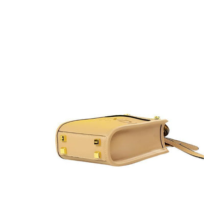 Fendi  Vitello King Plexiglass Logo Embossed Mini Fendi Sunshine Shopper Tote