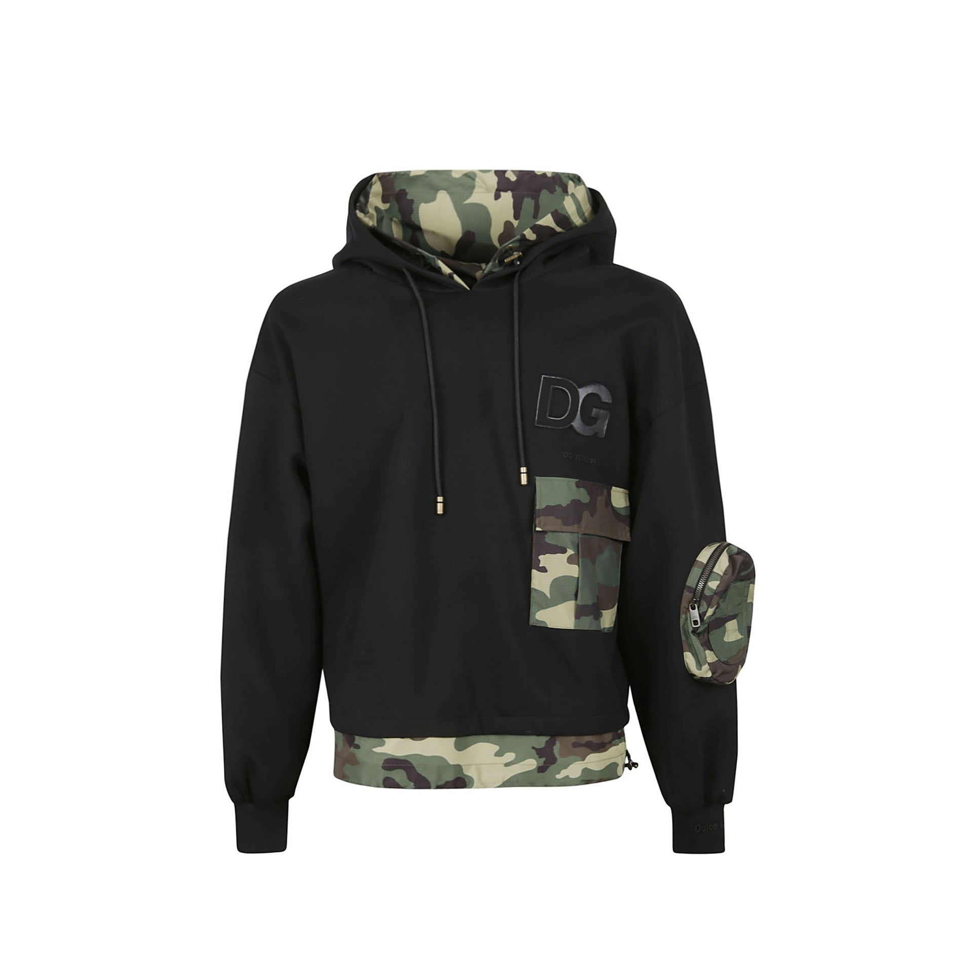 Dolce &amp; Gabbana Camouflage Print Hooded Sweatshirt