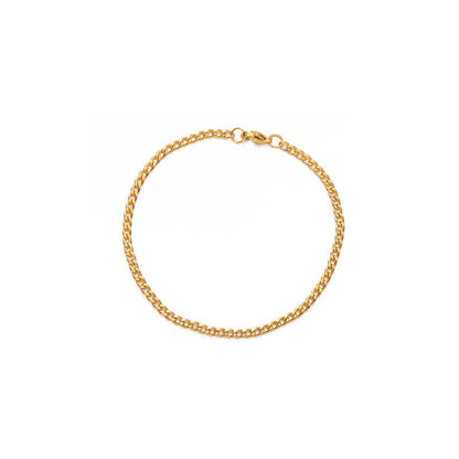 Cuban Chain Bracelet Stainless Steel Geometric Link Jewelry