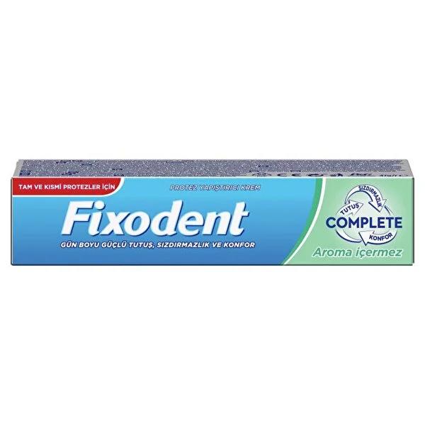 Fixodent Complete Fragrance-Free Denture Adhesive Cream - Strong Hold, Comfort &amp; Leak Protection