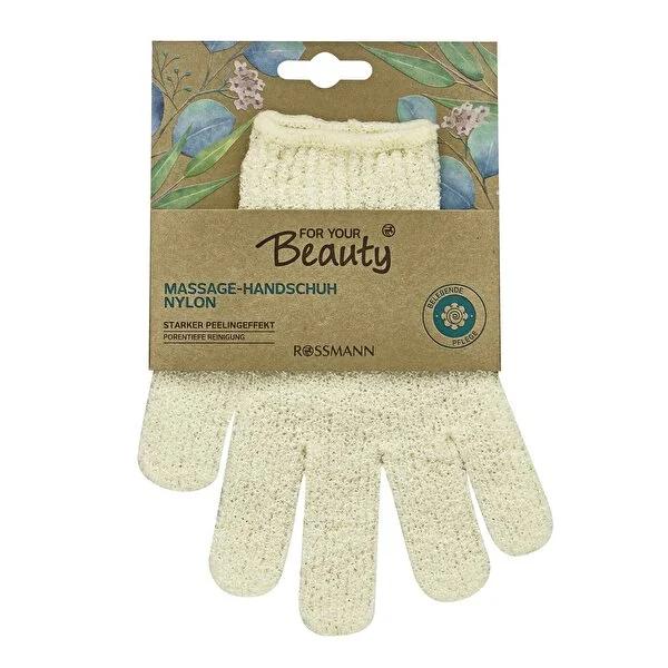 For Your Beauty Exfoliating Massage Glove: Deep Cleanse &amp; Renew Skin - Turkish Bath Body Scrubber