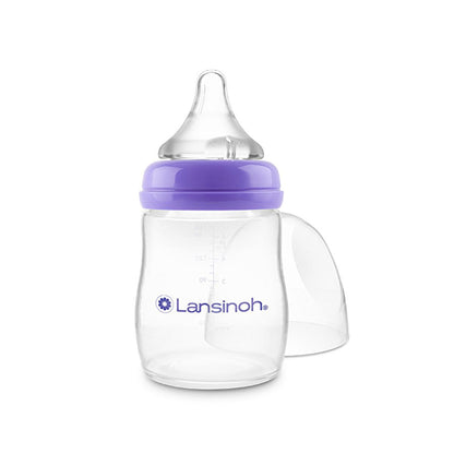 Lansinoh NaturalWave Baby Bottle Nipple - Anti-Colic, BPA Free, Easy Breastfeeding to Bottle Transition for Newborns &amp; Infants