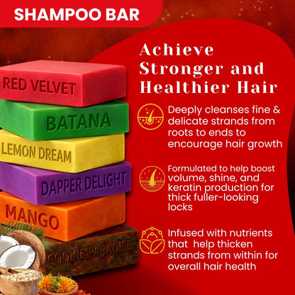Batana Shampoo Bar for Dry Scalp &amp; Coarse Hair