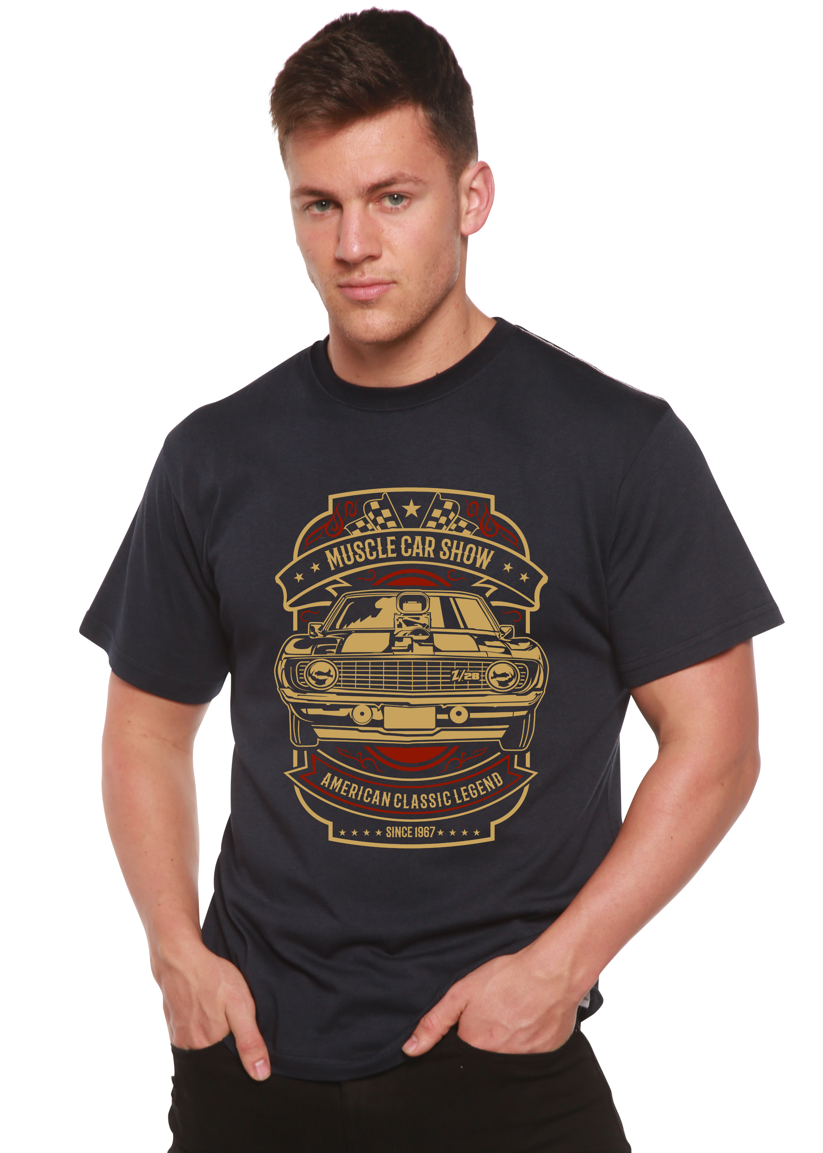 Muscle Car Show Spun Bamboo® Men&