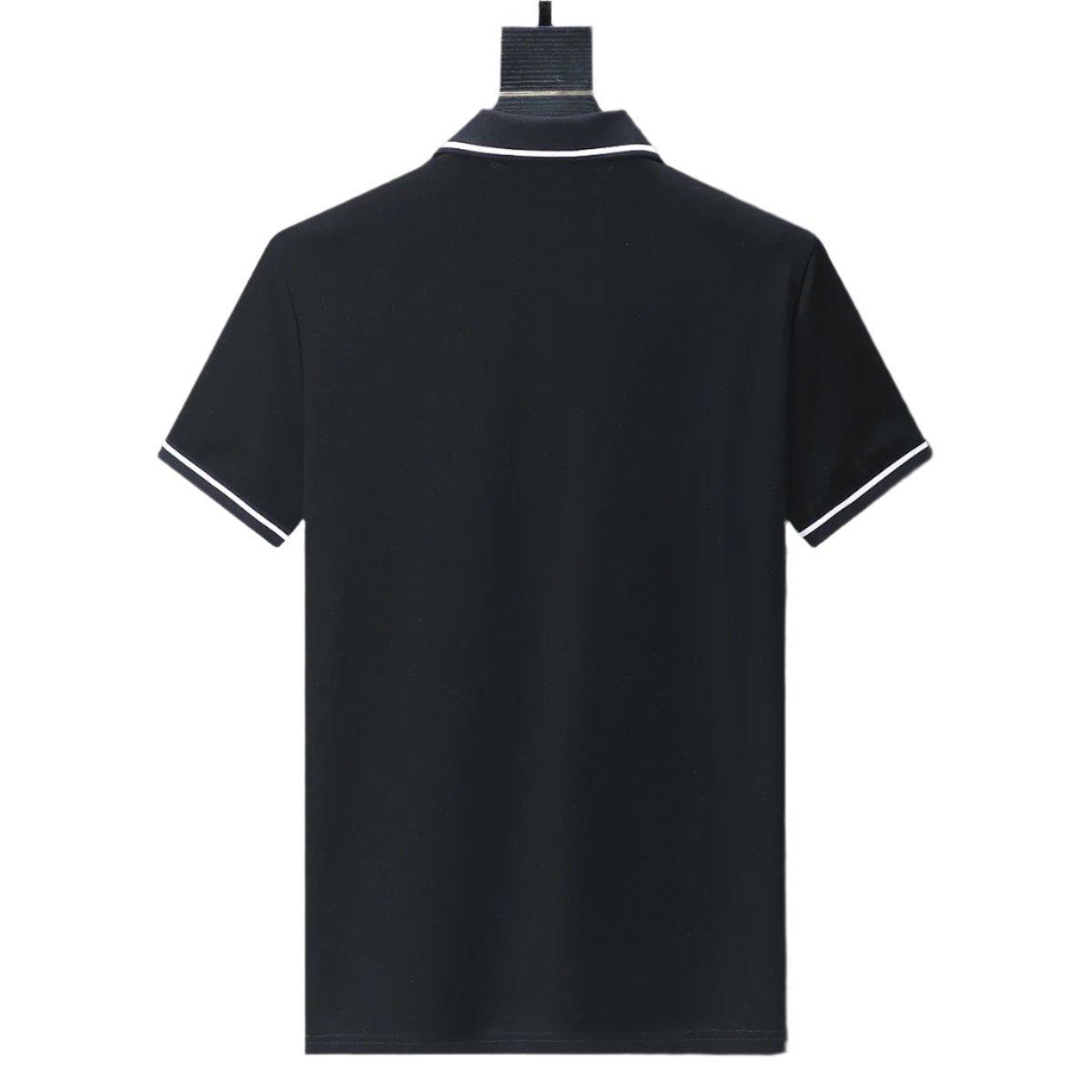 Celine Black T-Shirt With Collar