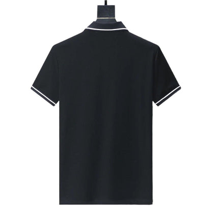 Celine Black T-Shirt With Collar