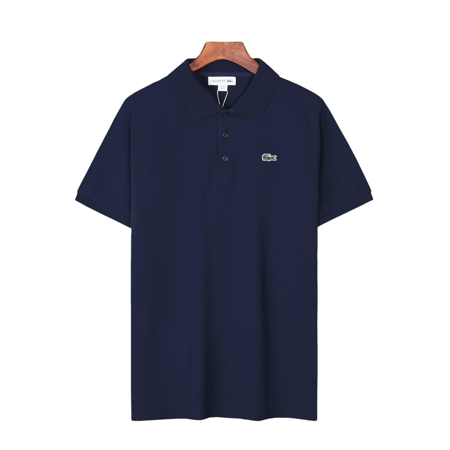 Lacoste Blue T-Shirt with Collar
