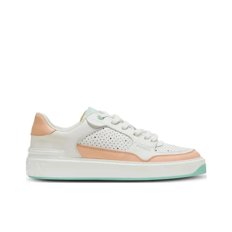 BALMAIN B-Court Flip Leather Sneakers