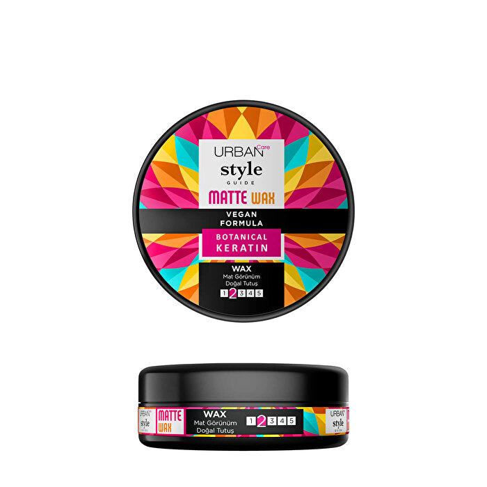 Urban Care Style Wax Matte Natural Look 100ml &amp; RODEO Professional Mace Brush