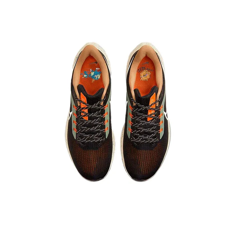 Nike Air Zoom Pegasus 39 Black Green Safety Orange