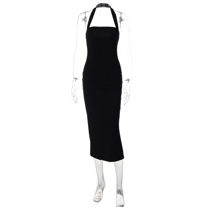 Womens Halter Neck Summer Dress