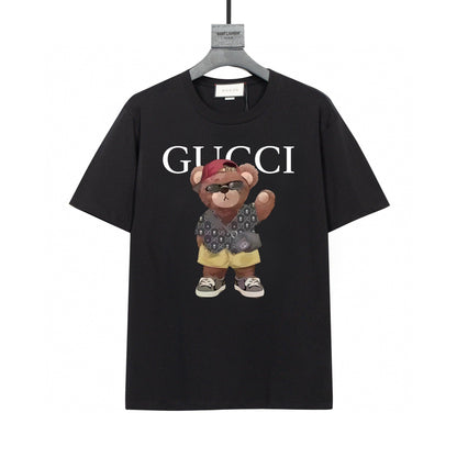 Gucci T-Shirt Black Crew Neck – Luxury Cotton Essential