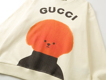 GUCCI Beige Cotton Jersey Sweatshirt New &amp; Authentic