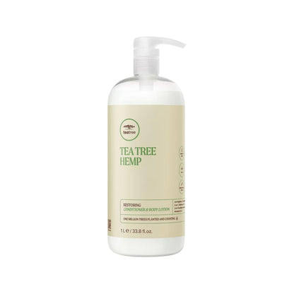 Tea Tree Hemp Restoring Conditioner &amp; Body Lotion 1000ml