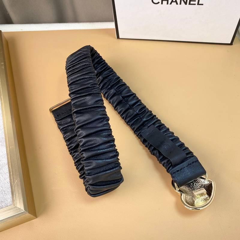 Chanel Calfskin CC Heart Coco In Love Women Belt &