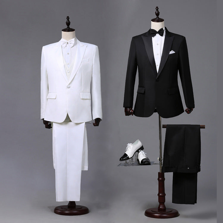 Mens Performance Suit with Bowtie