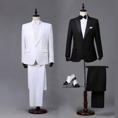 Mens Performance Suit with Bowtie