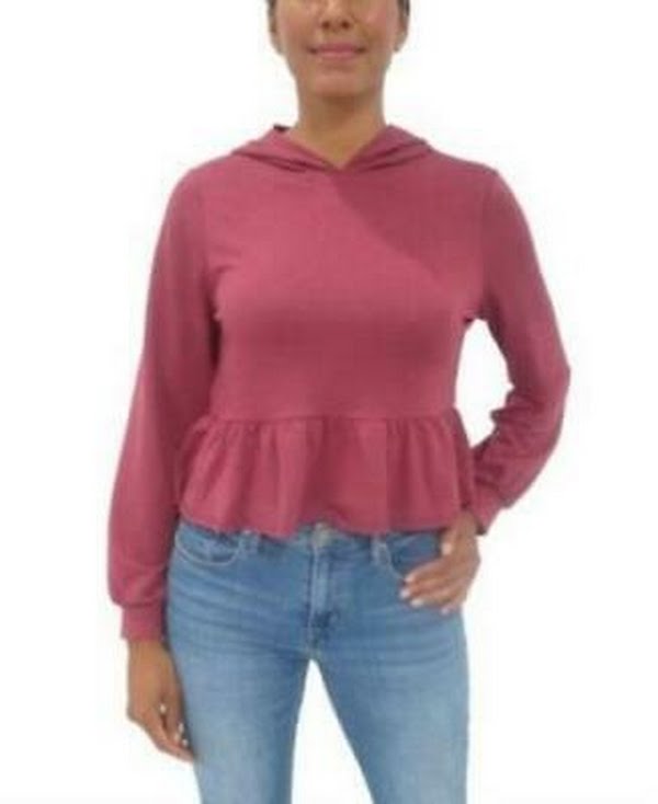 Gypsies &amp; Moondust Juniors Peplum Hoodie