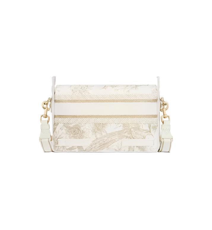Christian Dior Canvas Diorcamp Messenger in White Gold