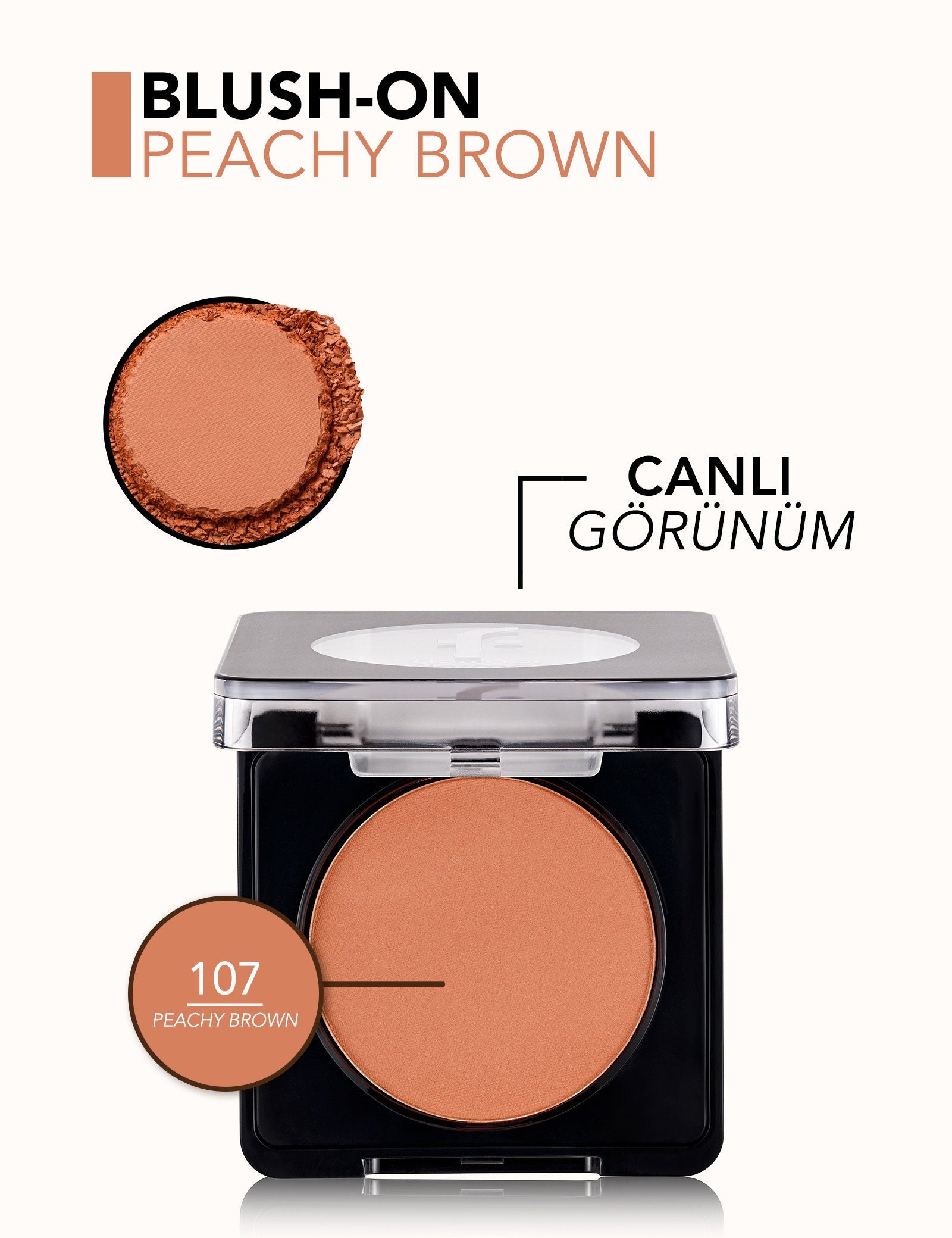 Flormar Blush-On Matte Compact Powder Blush for a Natural Flush