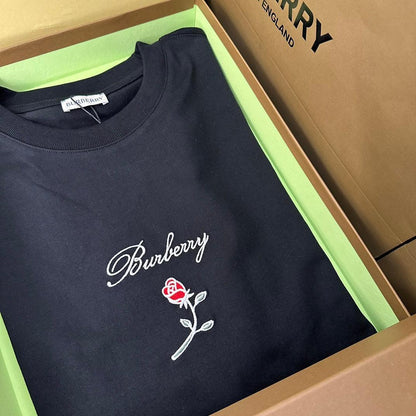 Burberry T-Shirt With Rose Without Collar &