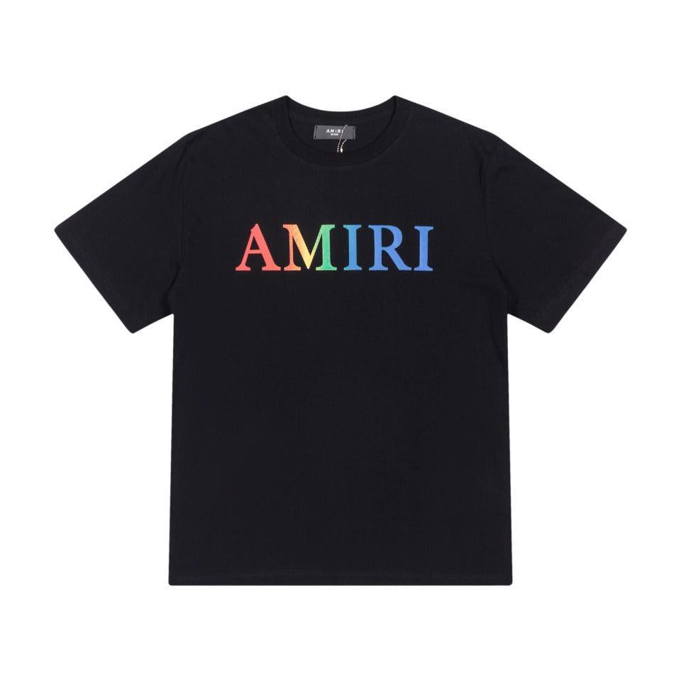 Amiri Black T-Shirt Without Collar