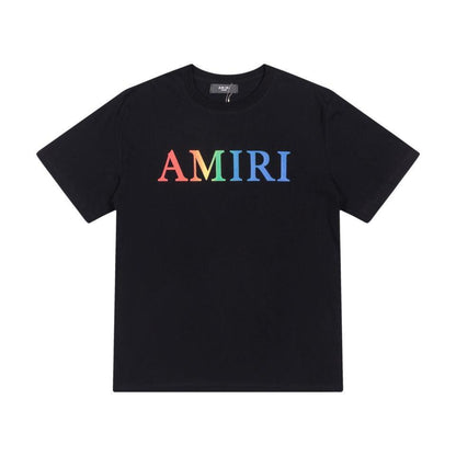 Amiri Black T-Shirt Without Collar
