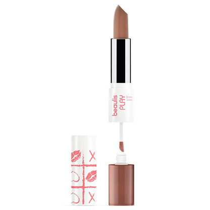 Beaulis Double-Ended Lipstick - Versatile Matte &amp; Gloss Lip Makeup for Day &amp; Night