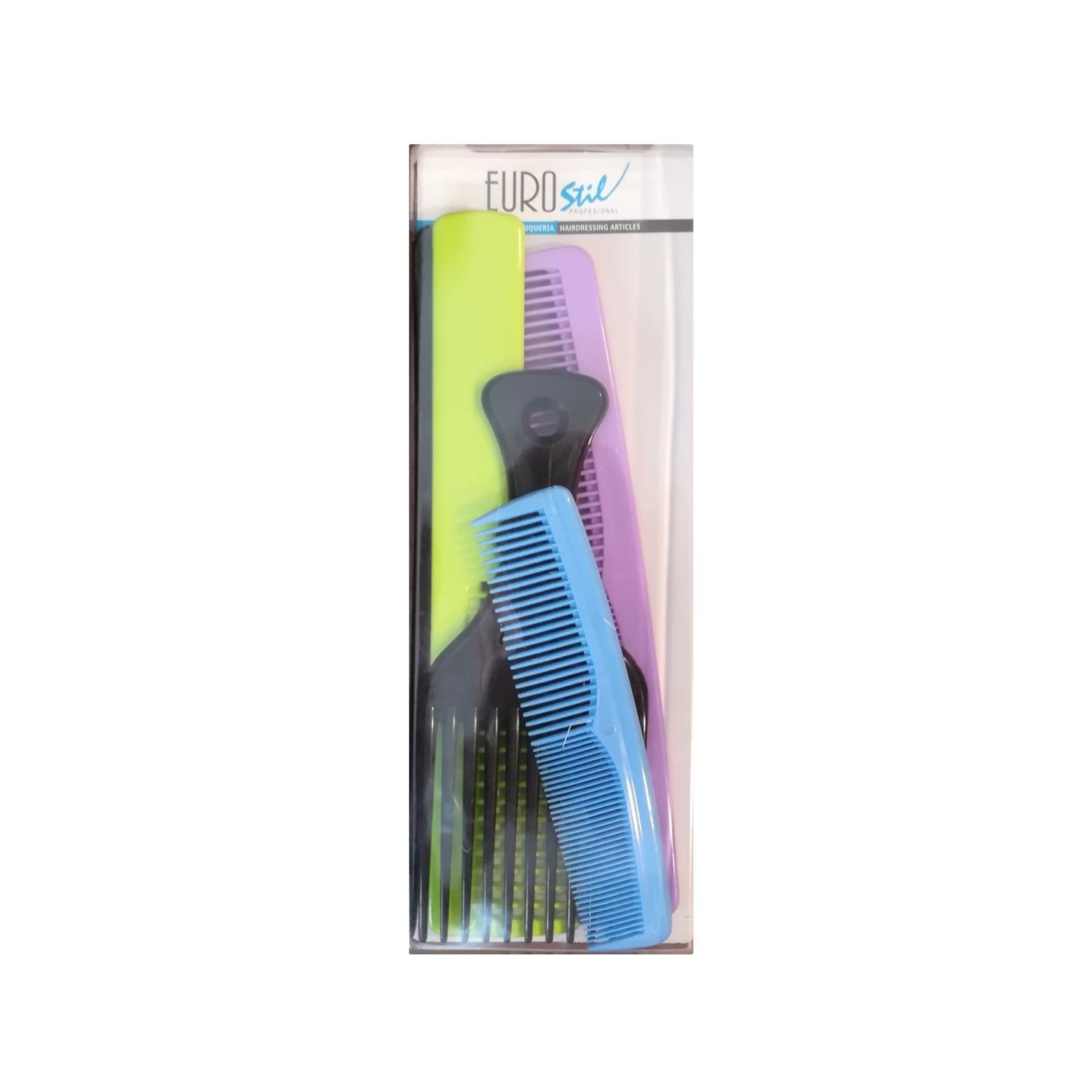 Eurostil Professional Hair Comb Set 5022