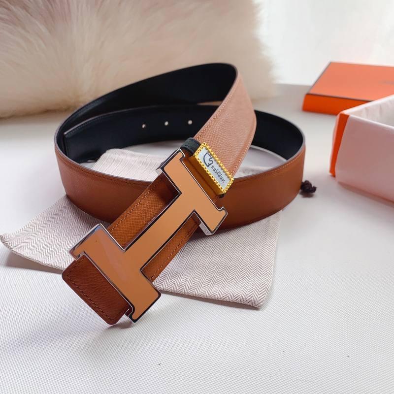 Hermes Men Beige Buckle Belt &