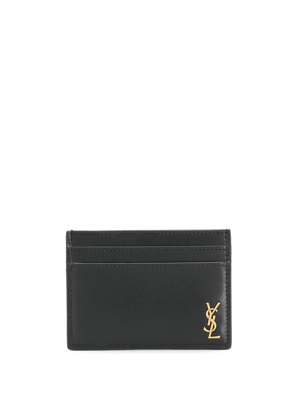 SAINT LAURENT Mini Leather Card Case